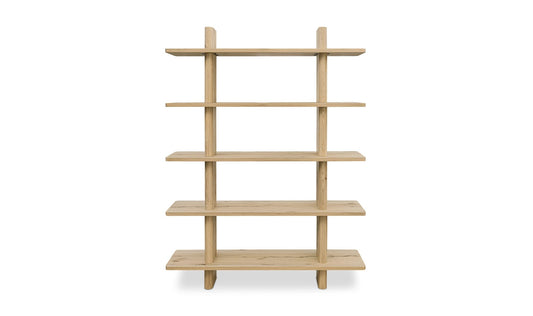 Casey Large Bookcase Rustic Oak