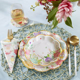 Garden Blooms Floral Paper Plates Set of 16