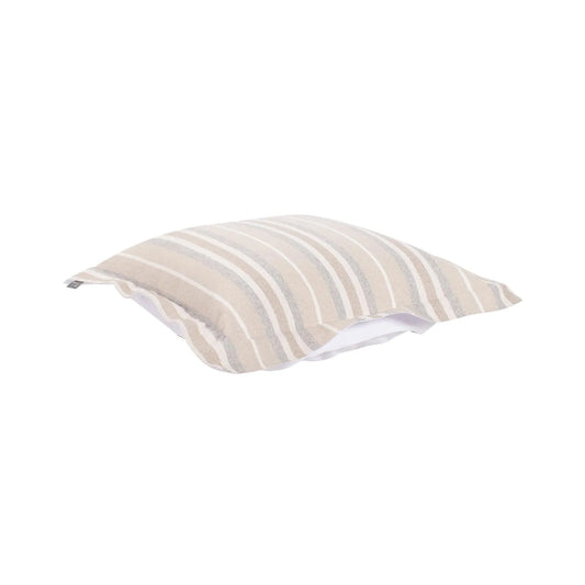 Indoor/Outdoor Puff Ottoman Cover & Cushion Dune Sand