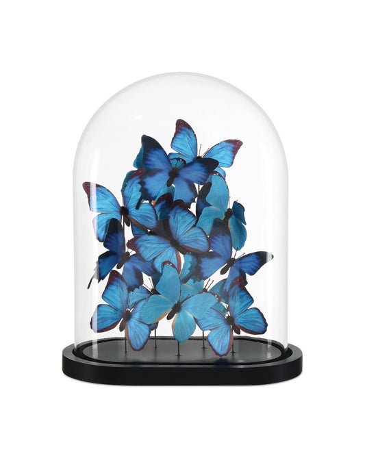 Rue de Bac Blue Large Butterflies