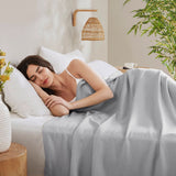Diamond Jacquard Soft Bamboo Cotton Blanket, Grey