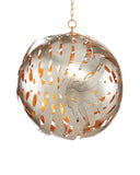 Elder Silver Orb Chandelier