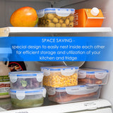 16-Piece Airtight Food Storage Container Set
