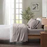 Flannel Cotton Winter Sheet Set, Earthy Grey