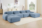 MIA 152'' 4-Seater Sofa with 2 Ottomans