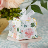 Floral Teapot Favor Box Set of 24 Party Boxes