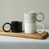 Nordic Ceramic Mug with Big Round Handle