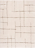 Koume Ivory & Brown Area Rug
