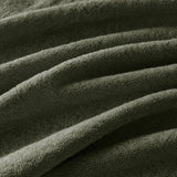 8-Piece 800gsm Cotton Absorbent Towel Set, Olive Green