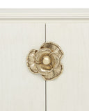 Briallen White Demi-Lune Cabinet