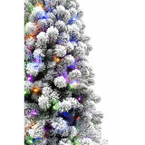 6.5-Ft. Flocked Alaskan Pine Christmas Tree