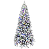 6.5-Ft. Flocked Alaskan Pine Christmas Tree