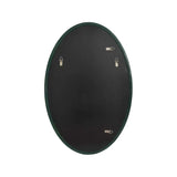 Varsha Oval Glossy Hunter Green Mirror