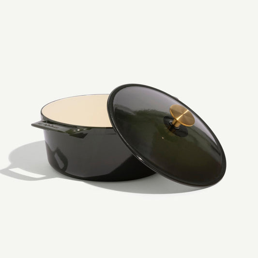 MADE IN Round Enameled Cast Iron Dutch Oven