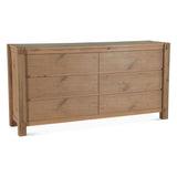 Flagstaff 72" Dresser in Natural Distressed Oak