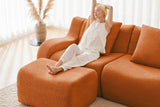 ROMA 115.3" 3-Seater Sofa with 1 Ottoman