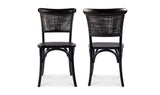 Churchill Dining Chair Antique Black - Set Of Two