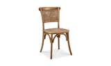Churchill Dining Chair Light Brown - Set Of Two