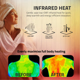 Mauritius 5-Person Carbon FAR Infrared Hemlock Wooden Indoor Home Sauna Room with LED Touch Control Panel
