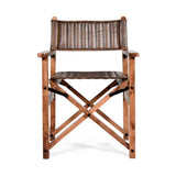 Leeds 23" Folding Dining Chair in Antique Whiskey