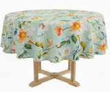 Floral Linen Tablecloth