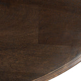 Nimes 60" Round Dining Table Vintage Brown