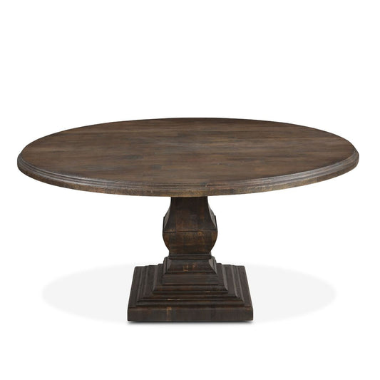 Nimes 60" Round Dining Table in Weathered Mango