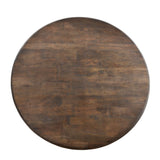 Nimes 60" Round Dining Table in Weathered Mango