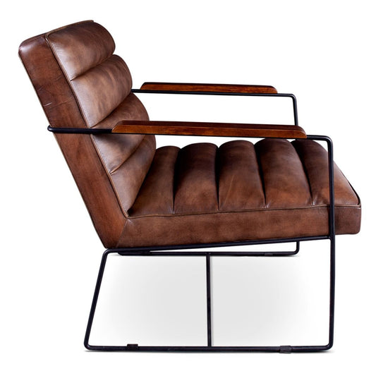 New York Tony Accent Chair in Antique Whiskey