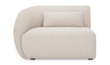 Amelia Left Arm Facing Chair Warm White