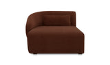 Amelia Left Arm Facing Chaise Chestnut