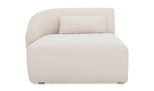 Amelia Left Arm Facing Chaise Warm White