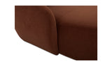 Amelia Double Chaise Modular Sectional Chestnut
