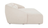 Amelia Double Chaise Modular Sectional Warm White