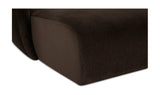 Amelia Double Chaise Modular Sectional Espresso