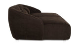 Amelia Double Chaise Modular Sectional Espresso