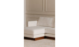 Vernon Left Sectional White