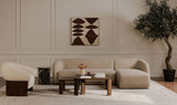 Otto Accent Chair Flecked Cream