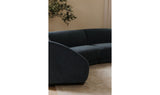 Fraser Wedge Slipper Chair Deep Blue
