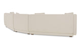 Fraser 3 Piece Modular Sectional with Slipper White