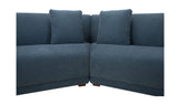 Fraser 3 Piece Modular Sectional with Slipper Deep Blue
