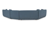 Fraser 4 Piece Modular Sectional Deep Blue