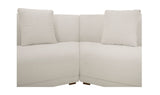 Fraser 5 Piece Modular Sectional White