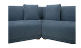 Fraser 5 Piece Modular Sectional Deep Blue