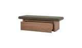 Gemma Storage Bench Dark Green