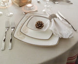 French Striped Tablecloth