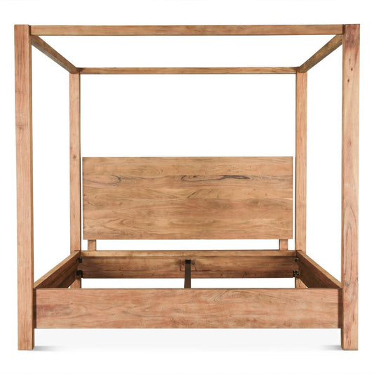 Sedona Canopy Queen Bed in Brushed Acacia