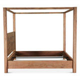 Sedona Canopy Queen Bed in Brushed Acacia