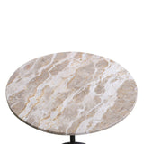 Sperre 18" Accent Table with Capri Beige Marble