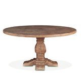 San Rafael 60" Round Dining Table in Antique Oak